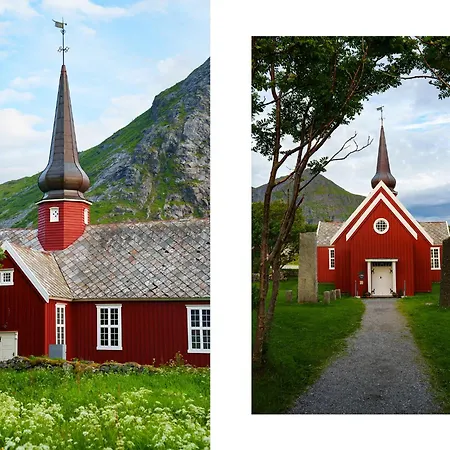 The Old Vicarage - Flakstad Lofoten Villa *